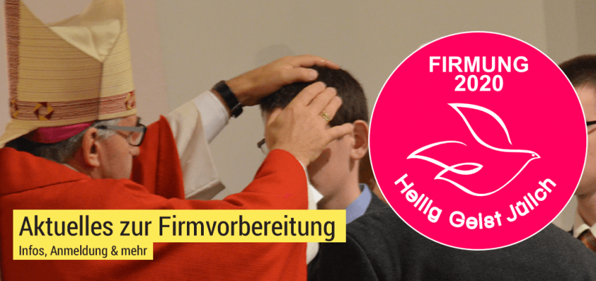 Verschobene Firmvorbereitung und Firmung – nun im November 2020